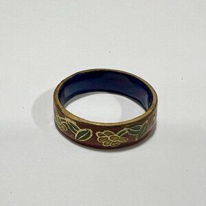 Vintage Chinese enamel ring